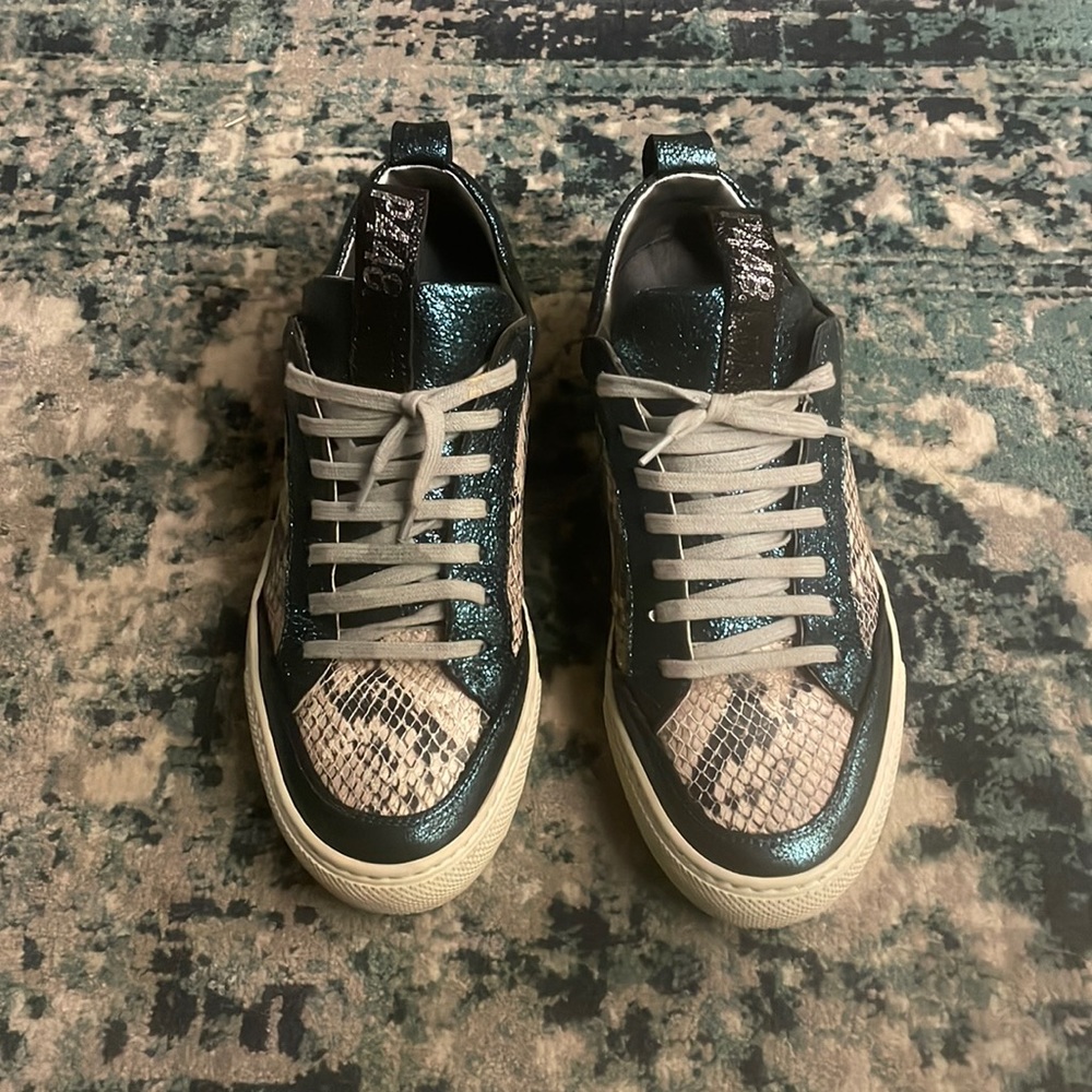 P448 sparkly sneakers SNAKE SKIN